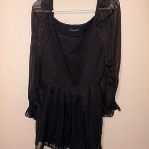 Abercrombie & Fitch Black Romper with Sparkle Detail